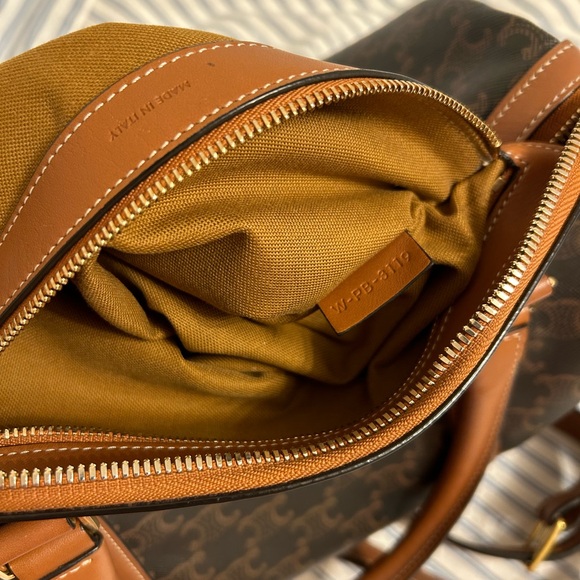 Celine 2019 Boston Bag in Triomphe Canvas - Picture 10 of 14